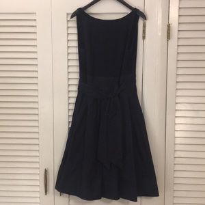 Ralph Lauren Navy Blue A Line Cocktail Dress